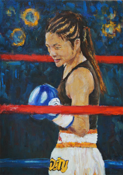 Kickboxing girl